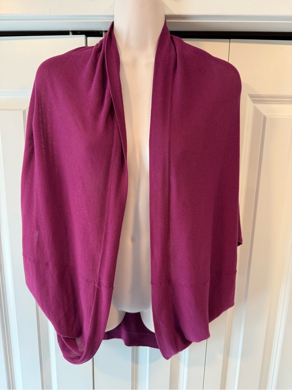 Old Navy mulberry cocoon wrap lightweight sweater cardigan large L